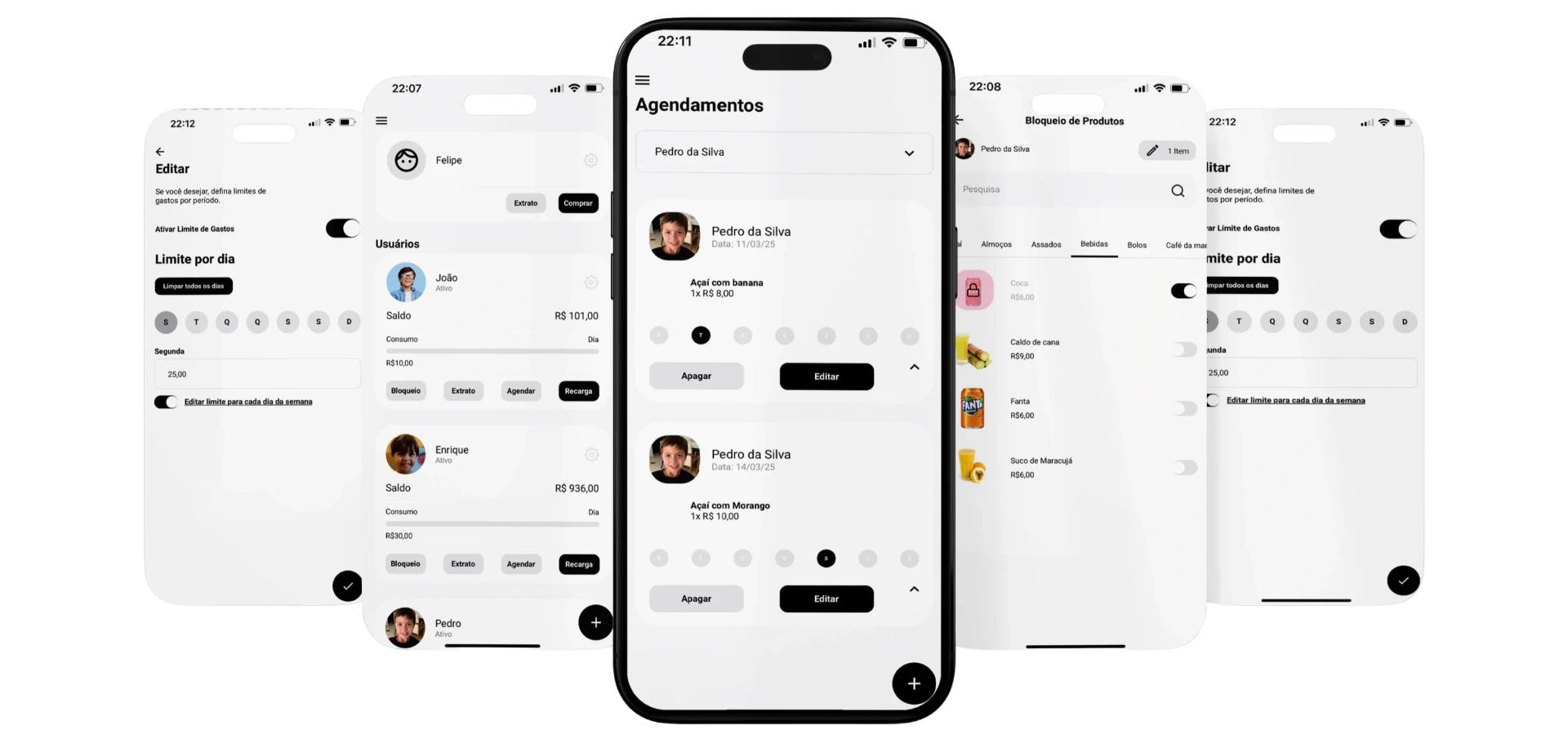 Menupass - Funcionalidades do aplicativo